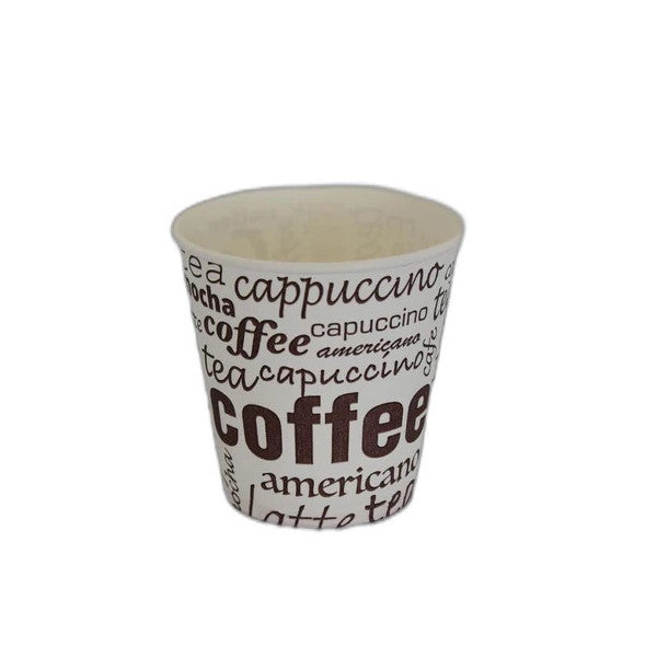 Cardboard Cup 6.5 Oz Tea Coffee Hot Paper Vending Cup 50 Pieces