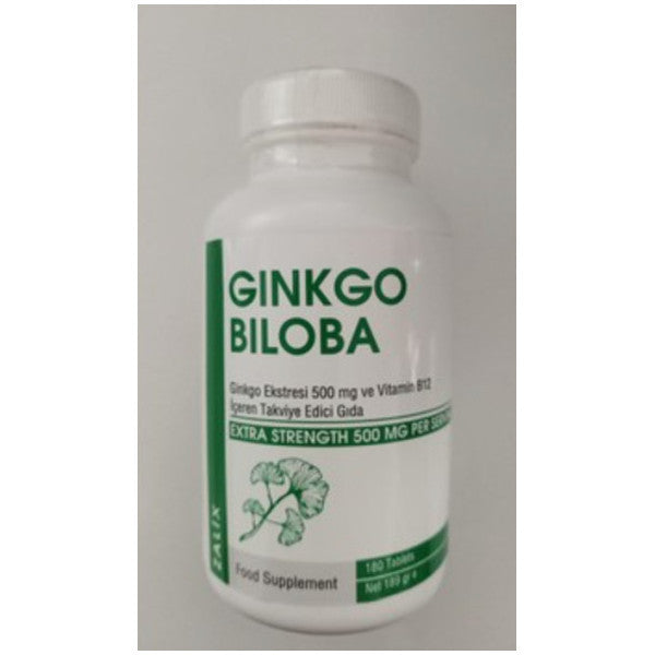 Zalix Ginkgo Biloba 500 Mg B12 180 Tablets