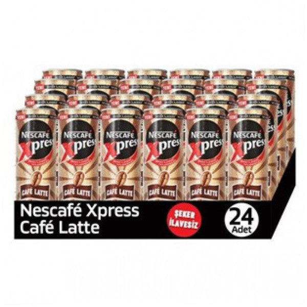 Nestle Nescafe Xpress Sugar Free Latte 24X250Ml Tin 12443839