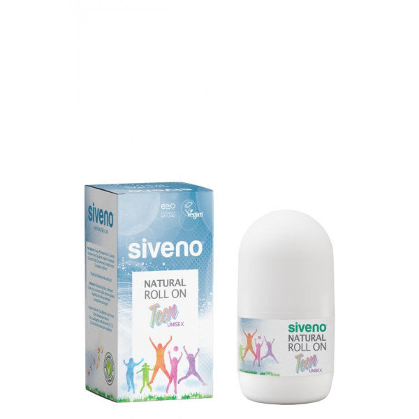 Siveno 100% Natural Roll-On Unisex Deodorant Sweat Odor Preventive Herbal Stainless Vegan 50 Ml