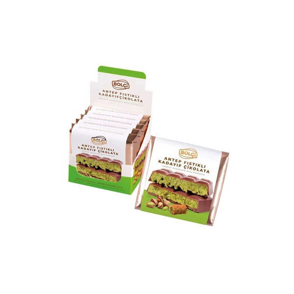 Ulker Pistachio Kadayif Chocolate Famous Dubai Chocolate 100 Gr X 1 Piece