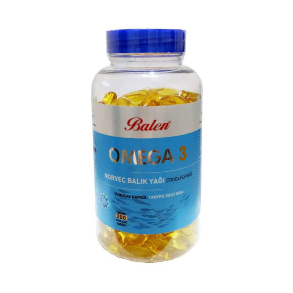 Balen Omega 3 Norwegian Fish Oil 1380 Mg 200 Capsules (Triglyceride Form)