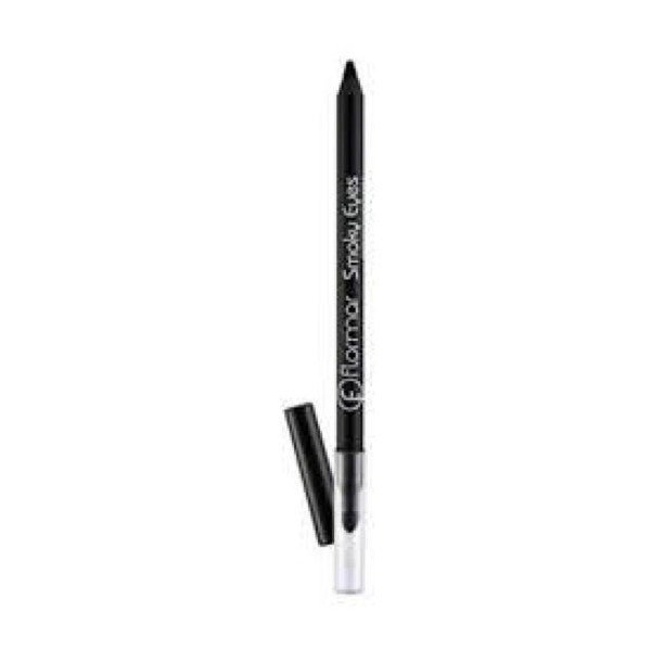 Flormar Misty Make-Up Eye Pencil Carbon Black-Smoky Eyes Waterproof Eyeliner-001 Carbon Black