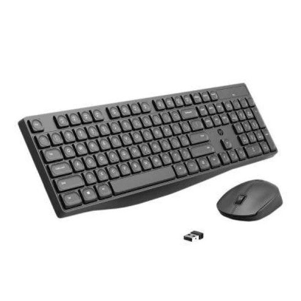 Hp 7Ya13Pa Cs10 Usb Wireless Keyboard + Mouse Set Black Turkish Q 2.4Ghz Silent Keypad