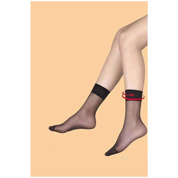 Thin Socks 500 Black