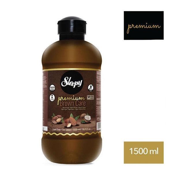 Sleepy Premium Brown Care Series Liquid Soap 1500 Ml