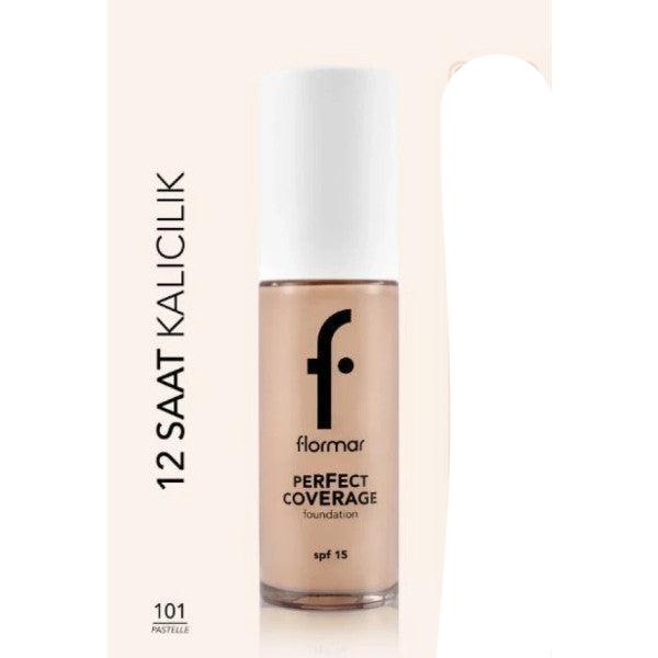 Flormar Perfect Coverage Intensive Concealer Water Based Foundation -101 Pastelle