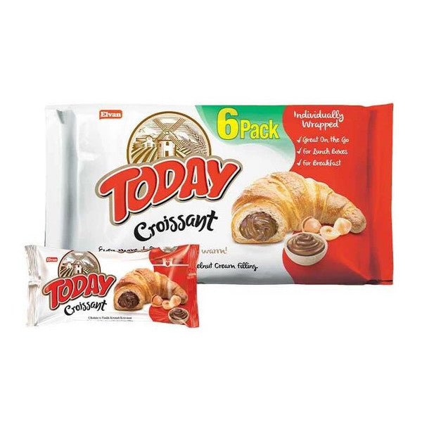 Today Croissant Chocolate 40 Gr. 6 Pieces (1 Box)