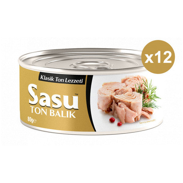 Sasu Classic Tuna 12X80G Whole Slice