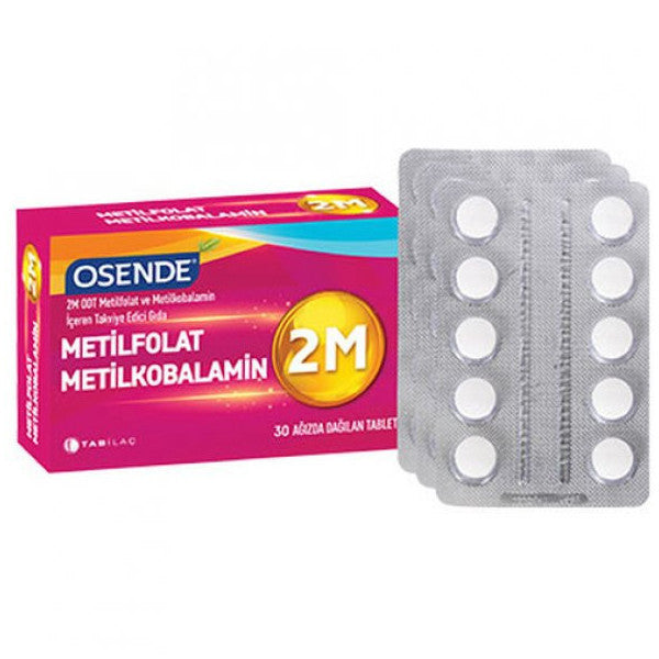 Osende 2M Odt Methylfolate Methylcobalamin 30 Orally Disintegrating Tablets