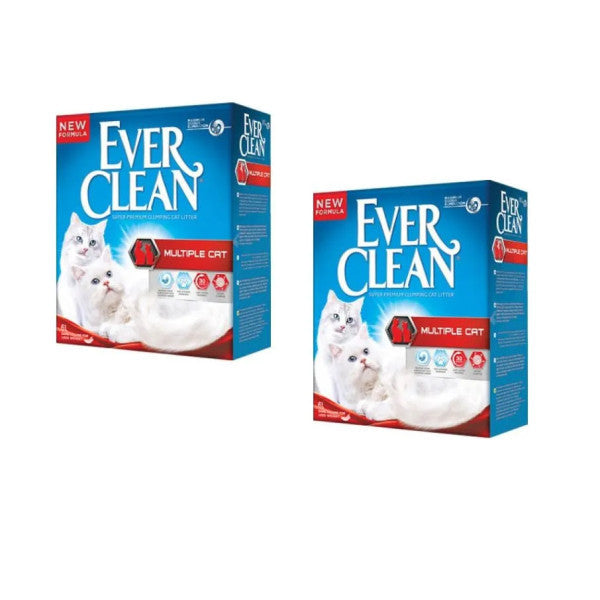 Ever Clean Multiple Cat Litter 2X6 Lt