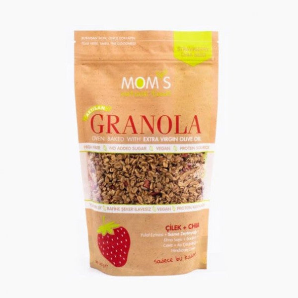 Moms Natural Foods Strawberry+Chia 360 Gr