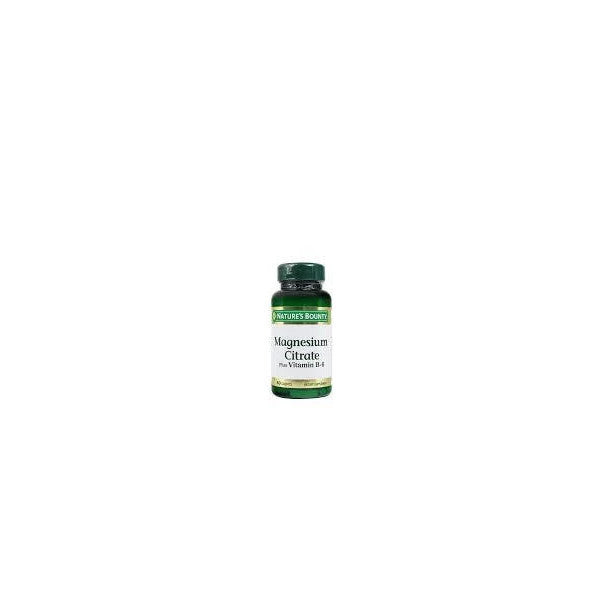 Nature's Bounty Magnesium Citrate Plus Vitamin B-6 60 Tablet