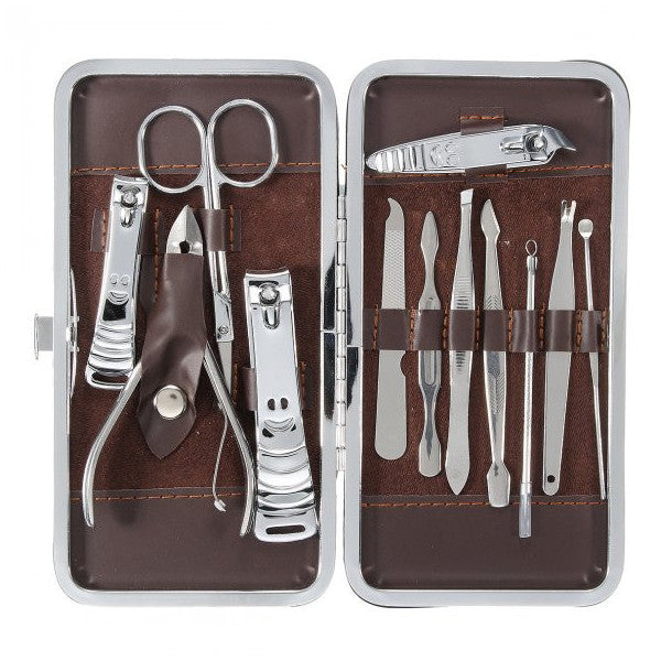 Manicure Pedicure Set 12 Pieces Professional