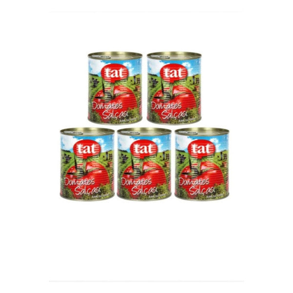 Tat Tomato Paste 830 Gr 5 Pieces