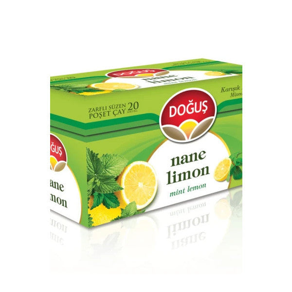 Doğuş Mint Lemon Herbal Tea 20 Pack 4 Pieces