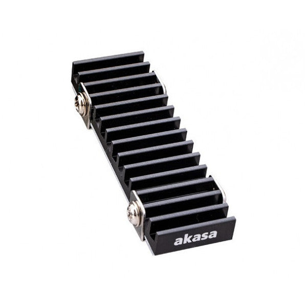 مبرد أكاسا جيكو برو Nvme M.2 SSD من الألومنيوم السلبي (Ak-M2Hs02-Bk)