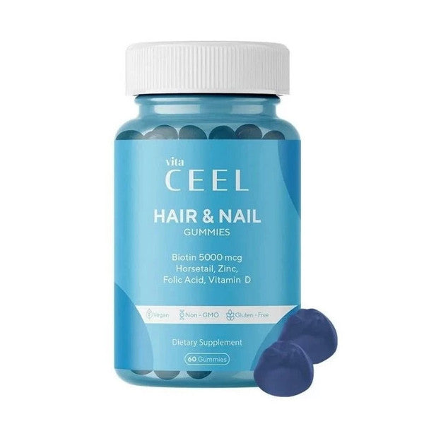 Vita Ceel Hair And Nail Gummies 60 Gummies