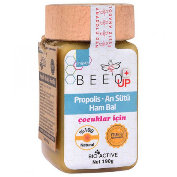 Beeo Up Propolis Royal Jelly Raw Honey 190 Gr For Children