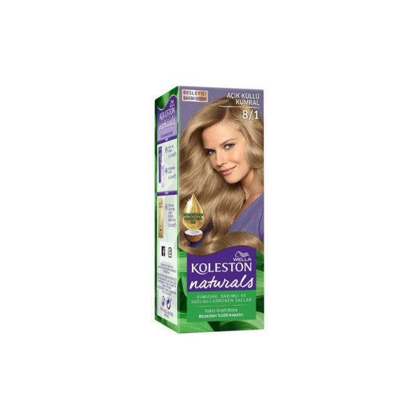 Koleston Naturel 8-1 Light Ash Blonde Hair Dye