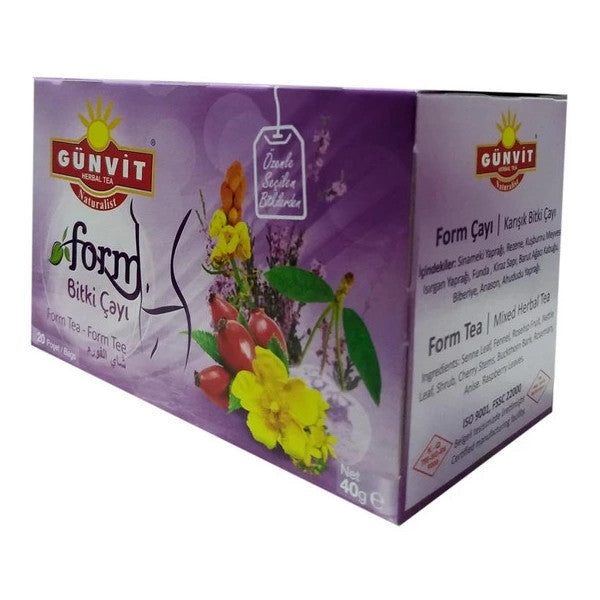 Günvit Naturalist Form Herbal Filtering Tea Bag 20 X 2 Gr