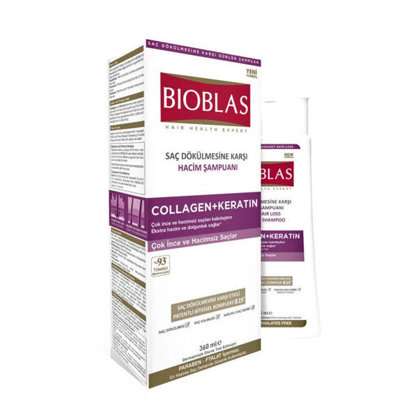 Bioblas Collagen + Keratin Shampoo 360 Ml