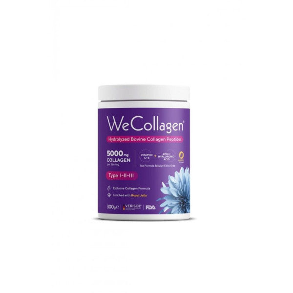 Wecollagen Type 1-2-3 Powder Collagen 300Gr