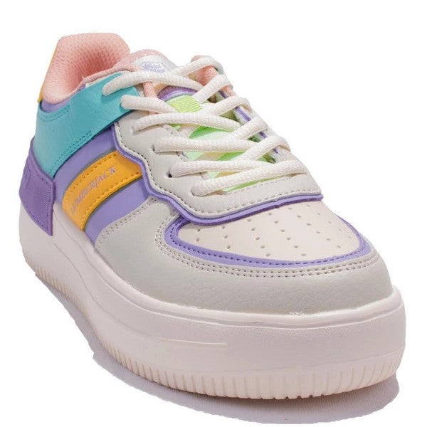 Lumberjack Freya Beige Lilac Orthopedic Casual Women's Sneakers