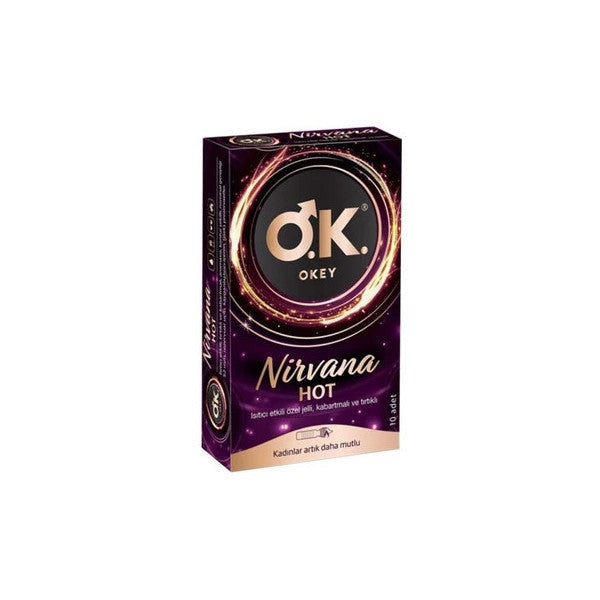 Okey Nirvana Hot Condom 10 Pack