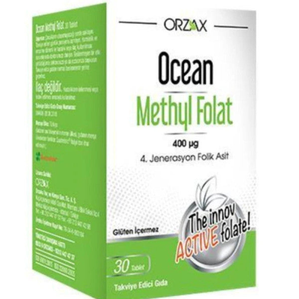 Okyanus metil folat 30 tablet