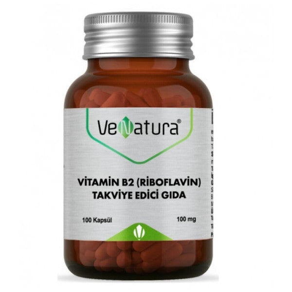 Venatura Vitamin B2 Riboflavin 100 Mg 100 Capsules