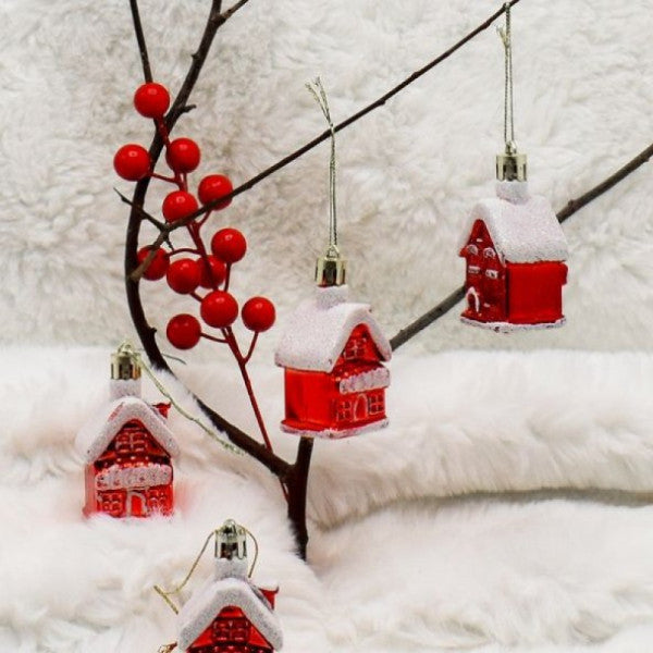 4-Piece Home Christmas Tree Ornament