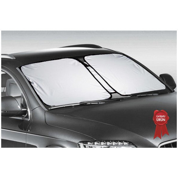 Auto Windshield Sunshade Suitable for All Vehicles - Black