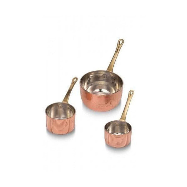 Turna Copper Mini Chef Gasarol 3 Piece Set Plain Red Turna4821-1