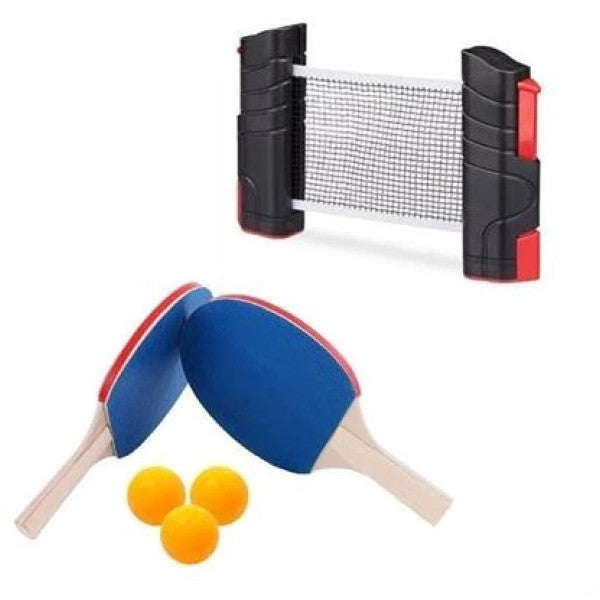 Buffer® Table Tennis Sports And Training Set Portable Net And Ping Pong Equipment Compatible With All Tables