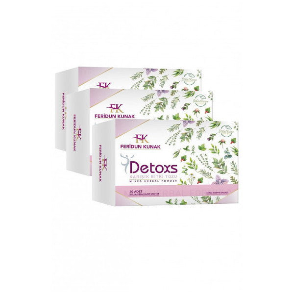 3 Boxes Feridun Kunak Detox Tea 30 Day Detox Tea Ferudun Konak