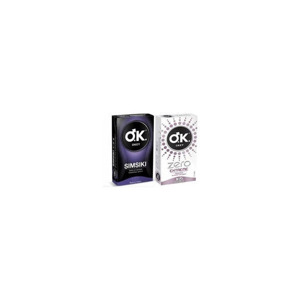 Okey Tight + Zero Extreme Condom 10 Piece Set Of 2