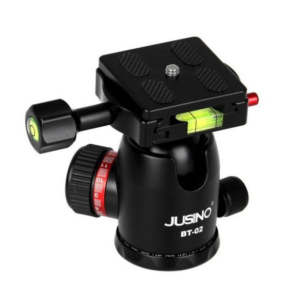 Justin BT-02 Professional Tripod Head Aluminium Black