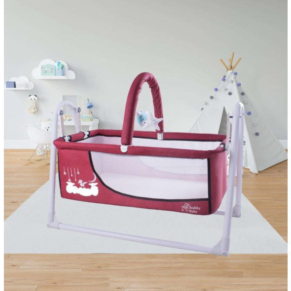 Chubby Baby Candy Basket Crib Mother's Side Portable Crib Red