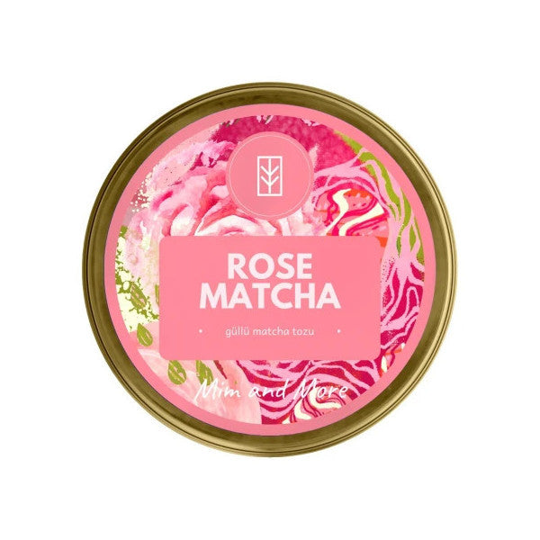 Mim And More Rose Matcha Rose Flavored Matcha 25 Gr