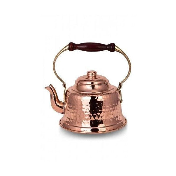 Turna Copper Maraş Teapot Hand Forged Red Crane1965-1