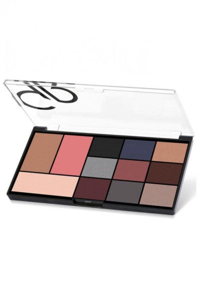 Golden Rose City Style Face and Eye Palette 02 Smokey Far Paleti