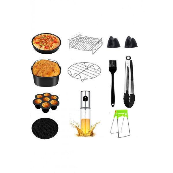 Xiaomi Tefal Philips Karaca Yasomi 7 And 7+ Liters Compatible 9 Inch (23 Cm) 12 Li Airfryer Fryer Set