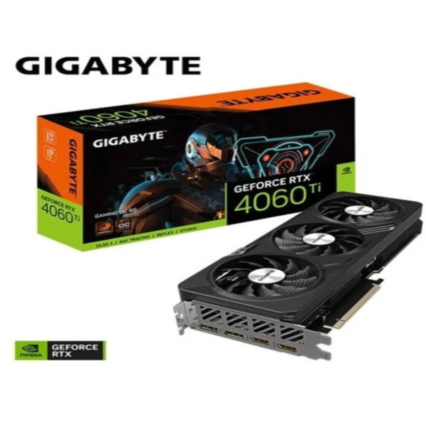 Gigabyte RTX 4060 TI Gaming OC Gv-N406Tgaming Oc-8GD 128 Bit GDDR6 8 GB Graphics Card