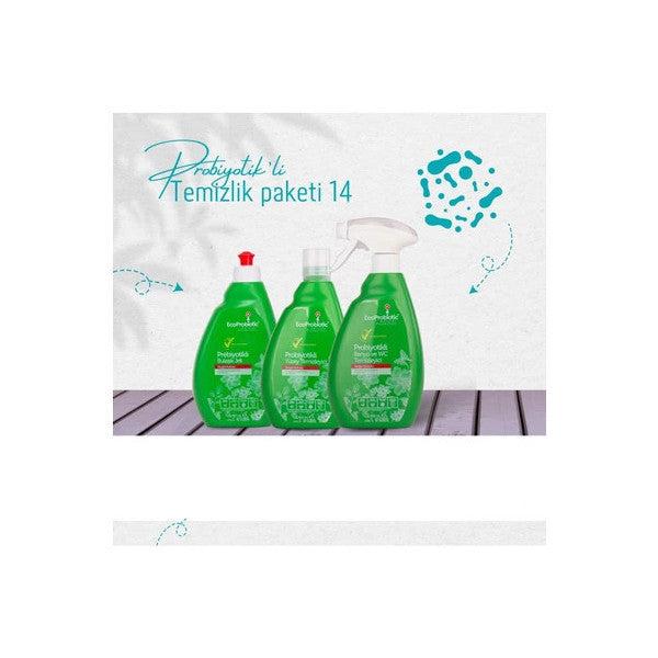 Ecoprobiotic Advantageous 3-Piece Set Probiotic Cleaning Products Chemical-Free Long-Term Effect