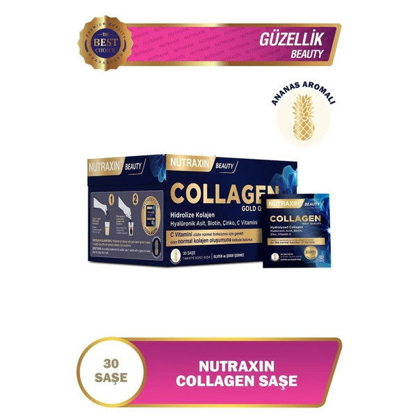 Nutraxin Gold Quality Hydrolyzed Collagen 30 Sachets