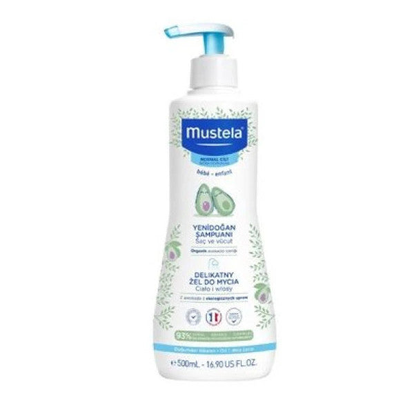 Mustela Gentle Cleansing Gel Newborn Shampoo 500 Ml