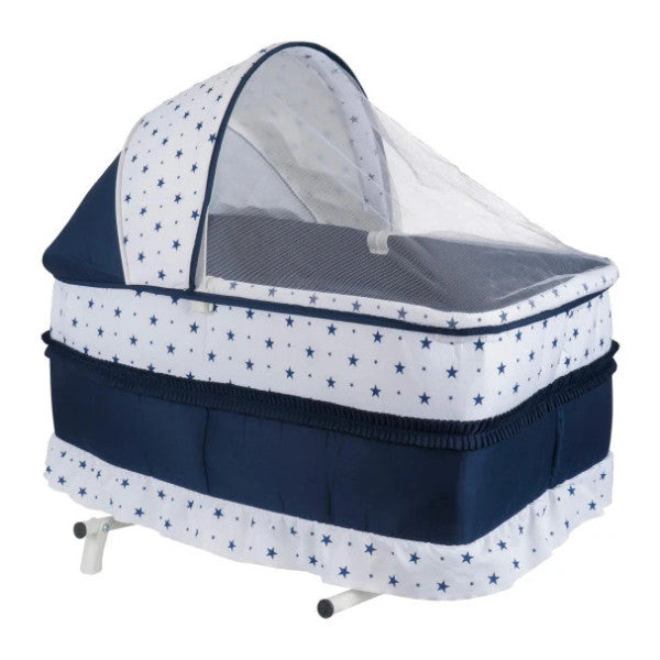 Chubby Baby Rocking Floor Cradle Anadizi Portable Cradle Navy Blue