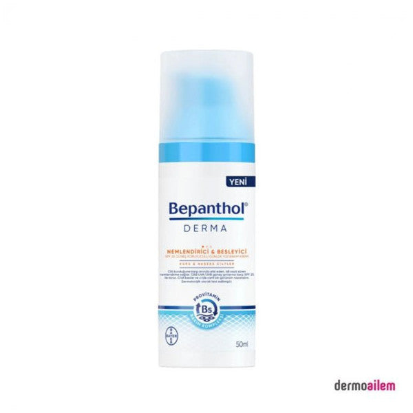 Bepanthol Derma Moisturizing And Nourishing Spf 25 Factor 50 Ml Face Care Cream