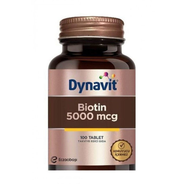 Dynavit Biotin 5000 Mcg 100 Tablet